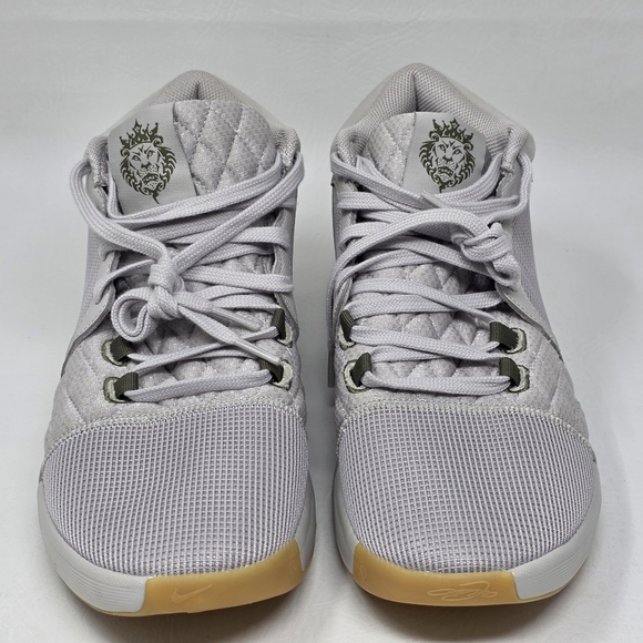 Nike Lebron Witness VIII \'Light Iron Ore Gum\' FB2239-003 Basketball Men\'s Size 9 main image 4